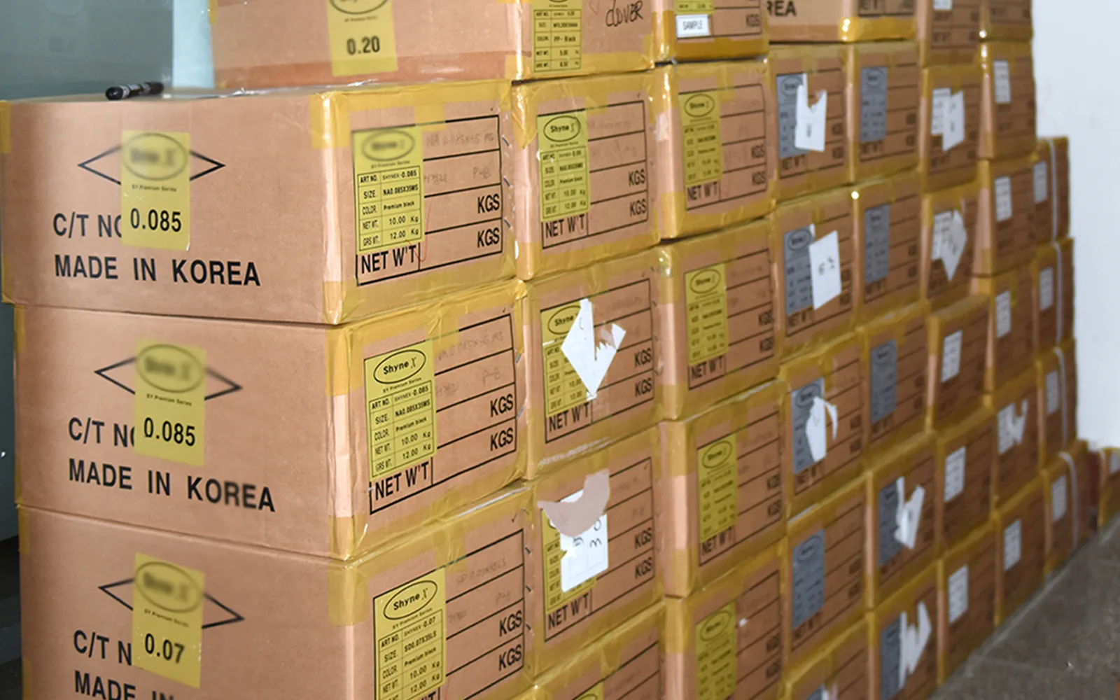 Stock de fibra PBT coreana